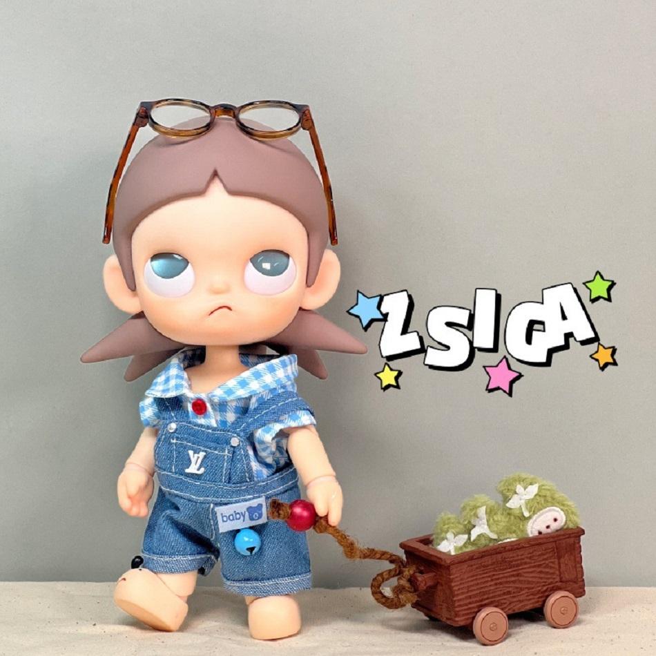 Gazijie Zsiga 1/8 Doll Beautiful Dress Set Cute Cartoon Dress Up Anime Trendy Cool Clothing Accessories Can Be Freely Matched