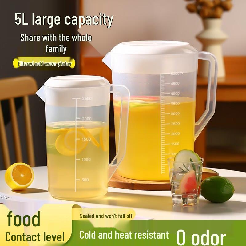 ZISIZ Thickened Plastic Cold Water Pitcher