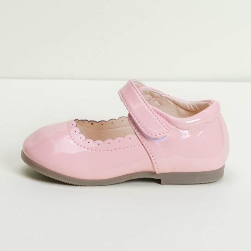 Children Princess Shoes Spring Autumn Classic Girls Leather Shoes Wedding Party Kids Causal Ballet Flat Shoes Shallow Non-slip