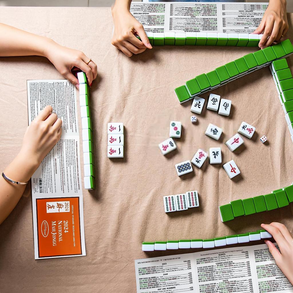 2024 Mahjong Cards Reguli standard și tip de card - Mahjong Scorecard