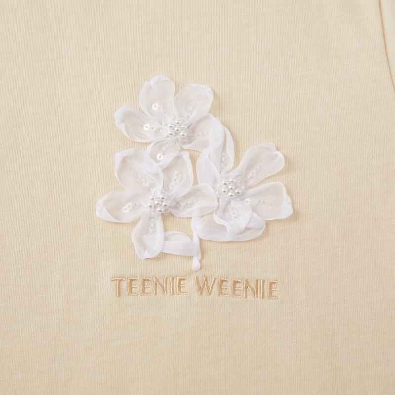 Teenie Weenie Women's Bear Letter T-Shirt
