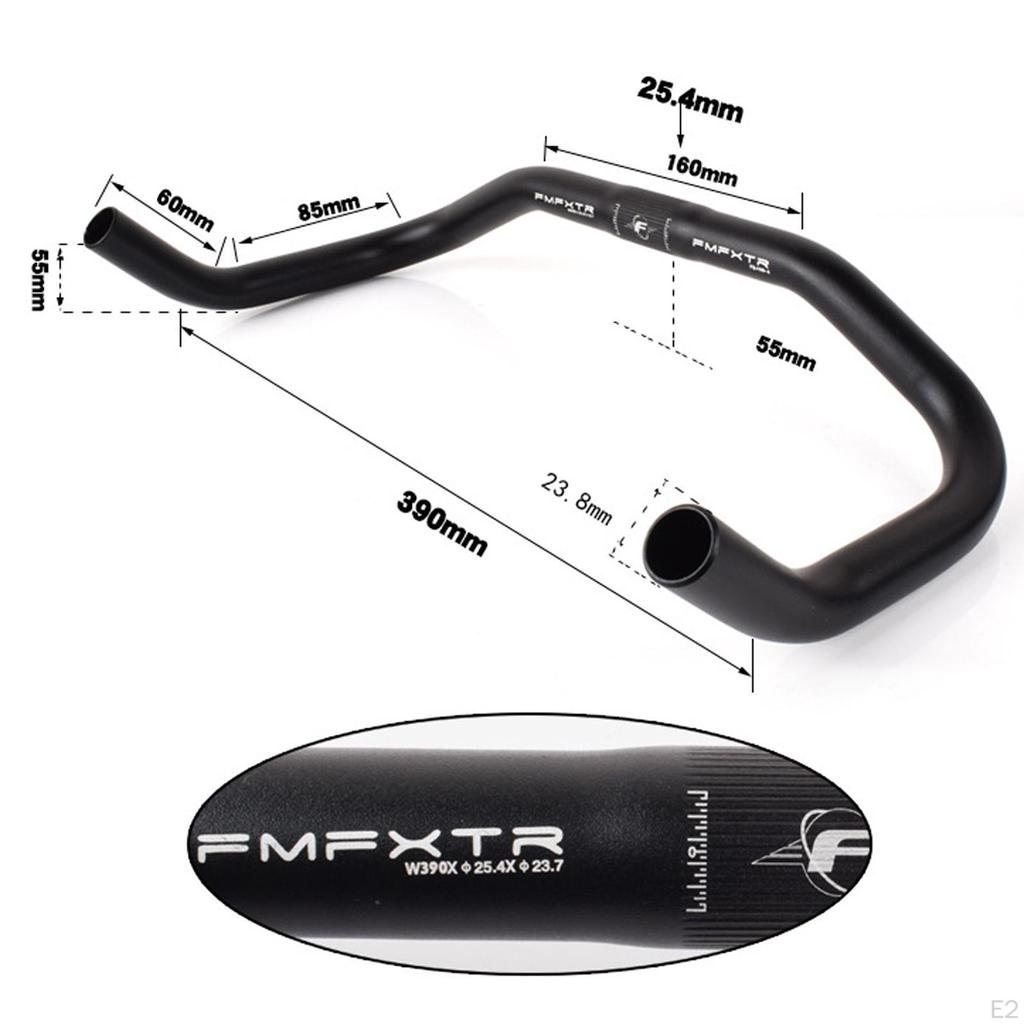Aluminum Alloy Mountain Bike Handlebar, Bicycle Bent Bar Cycling MTB Road Bikes Refit