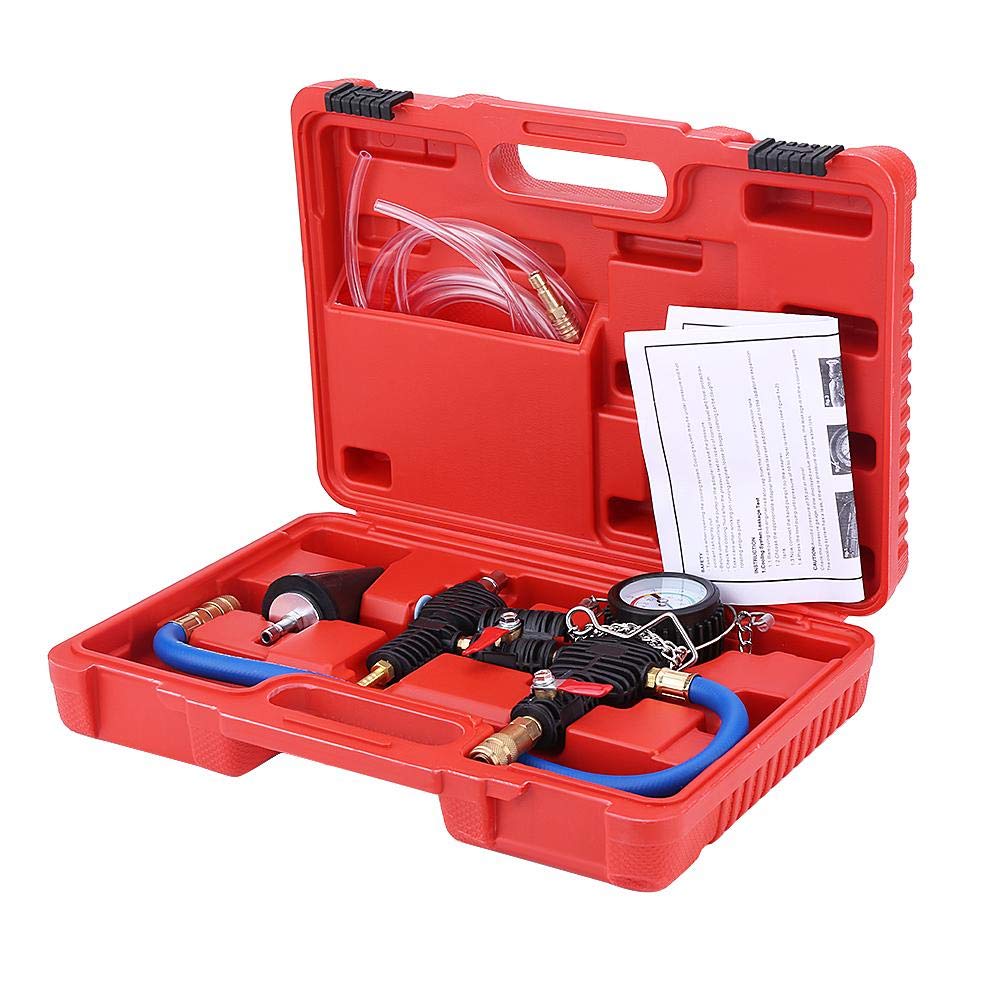 KIMISS Car Radiator Coolant System Vacuum Purge & Coolant Refill Tool Kit with Water Antifreeze Changer