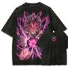 Dragon Ball Anime Lover Washed T-shirt Year round clothing high quality personality Clothes Plus Size Unisex New Model Couples tee