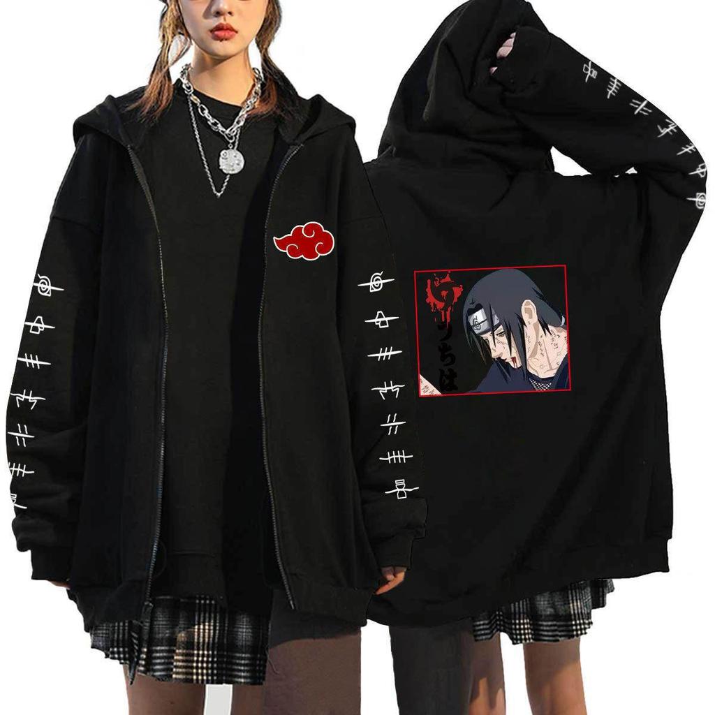 [] Popular animation NARUTO Naruto trendy brand zipper sweater casual cardigan jacket