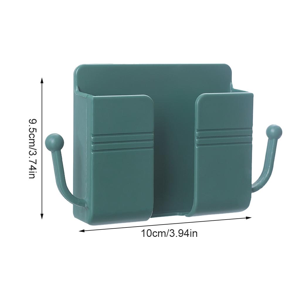 Wall Mounted Mobile Phone Charging Organizer Storage Box Remote Control