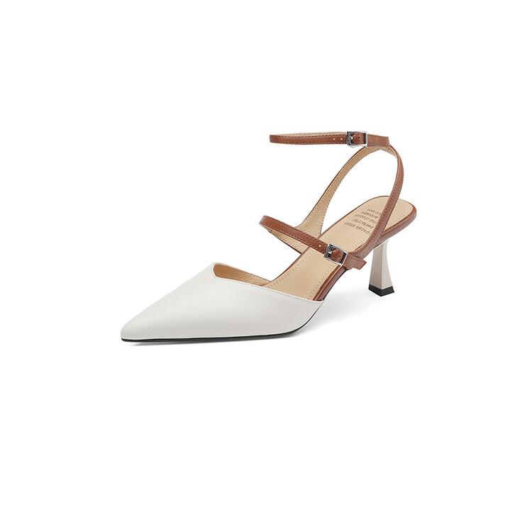 Fashion 2025 New Sheep Suede Summer Sandals Pointed Toe Sandals Shoes for Women Handmade Women Sandals Zapatos De Mujer Gladiator Shoes