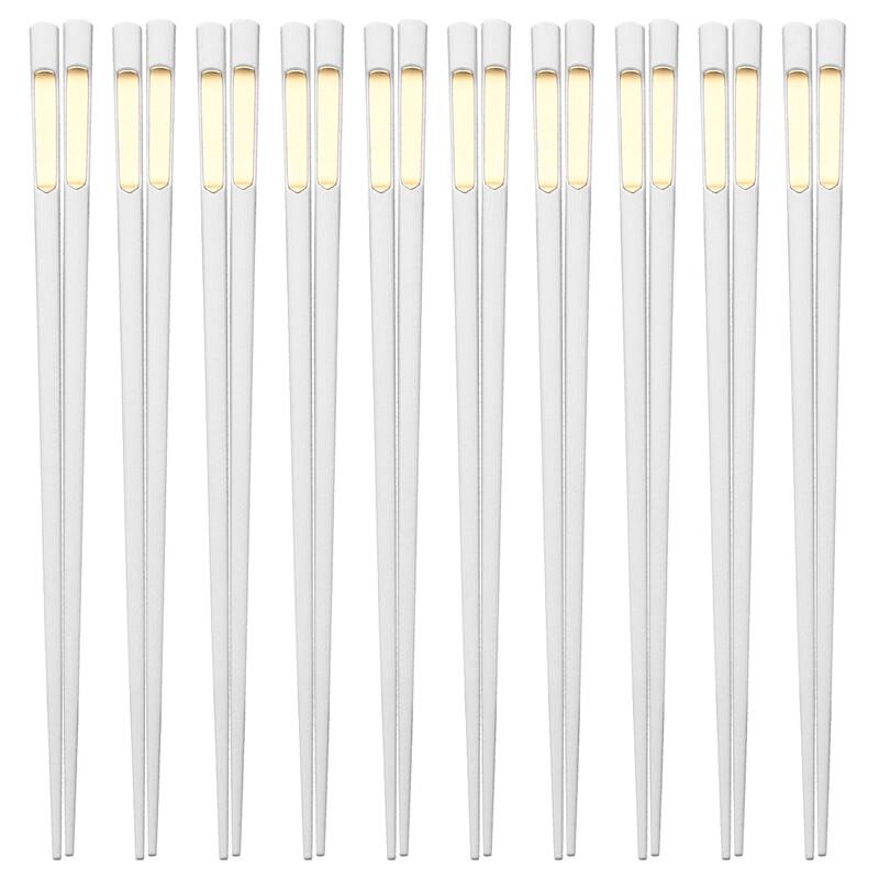 Ru Han White Gold-Tipped Chopsticks