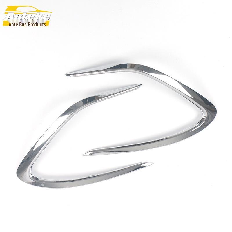 21 Camry Front Fog Light Eyebrow Trim & Lip Bumper Bright Strip