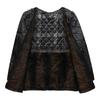 Autumn and Winter Men's Chenille Coat Medium and Long Lapel Jacket Coral Fleece Thickened Take-off Liner Coat