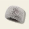 Warm and environmentally friendly fur hat for women, autumn and winter cold protection ear protection bucket hat