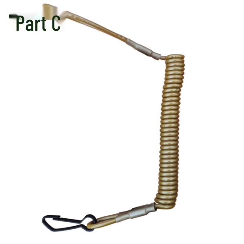 Tactical Retractable Kevlar Gun Lanyard