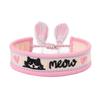 Trendy Handmade Woven Pet Bracelet with Love Embroidery and Tassels