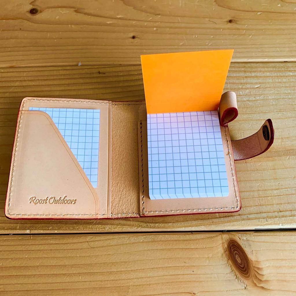 Roost Outdoors Genuine Leather Memo Cover for Rhodia No. 10