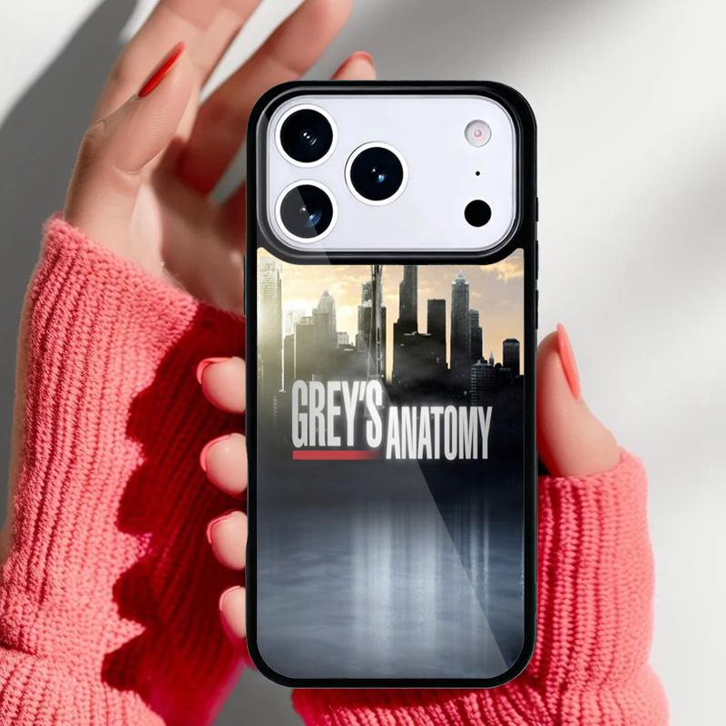American TV Greys Anatomy Nurse doctor Phone Case for iPhone 17 16 15 14 13 Pro Max Back Cover for 12 11 Pro Coque
