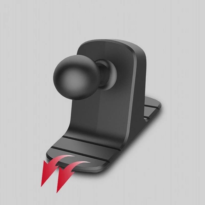 Car Phone Holder 17mm Ball Head Base Auto Air-Vents Stand Dashboard Mount Suction Base Anti-skid Bracket
