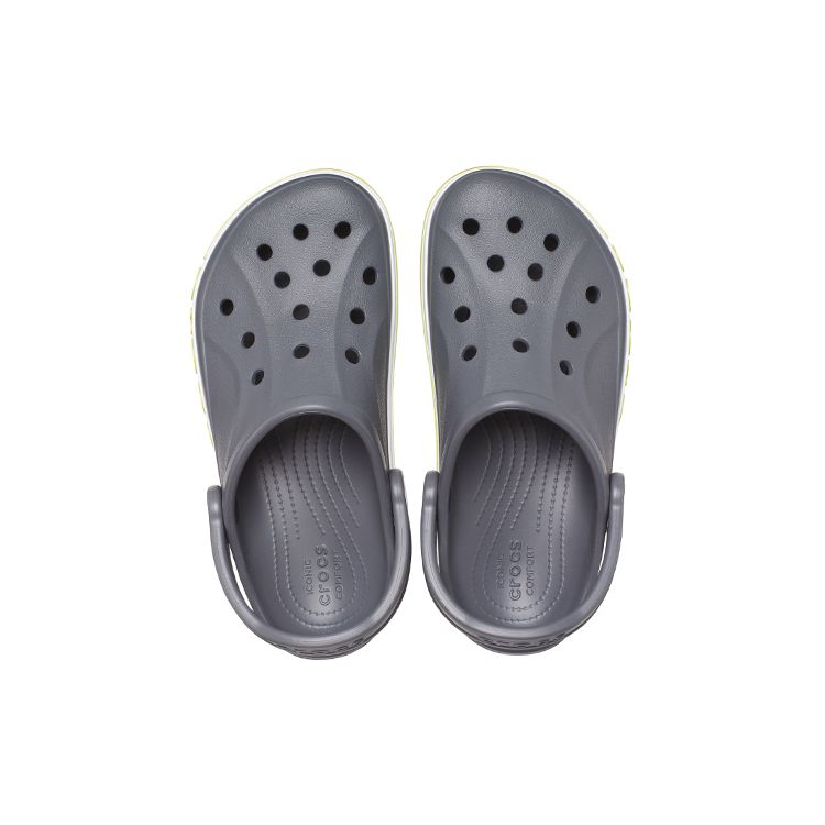 Crocs Bayaband Non-Slip Durable Clogs Unisex Footwear Gray 205089-0GX