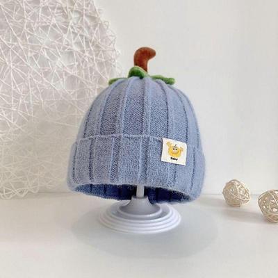 Winter Strickmütze Halloween Baby Mütze Niedliche Baby Kürbis Mütze Jungen Mädchen