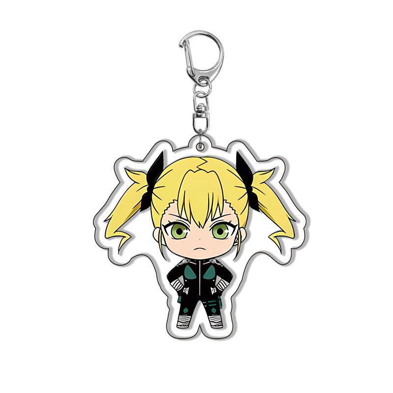 Monster 8 Acrylic Keychain Kafka Hibino Narumi Gen Ashiro Mina Anime Key Holder Pendant Accessory for Fans Collection Present
