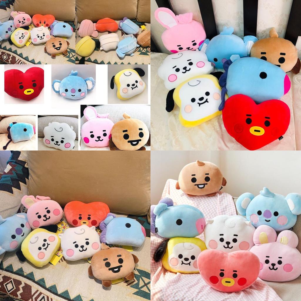 High Quality Bts Cushion With Signature Character Design