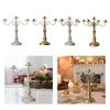 Candle Holder with Arms Iron Vintage Candle Stick Holder Candlelight Stand for Bar Wedding Dining Table Holiday Home Decor