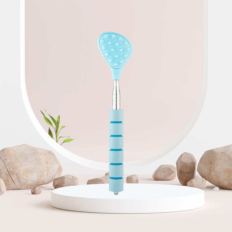 

Телескопическая ручка Расческа для массажа питомца Успокаивающая расческа от зуда для кошек Когтеточка для кошек Игривые аксессуары для питомцев Кошка Щекотка Царапки Портативный светло-синий