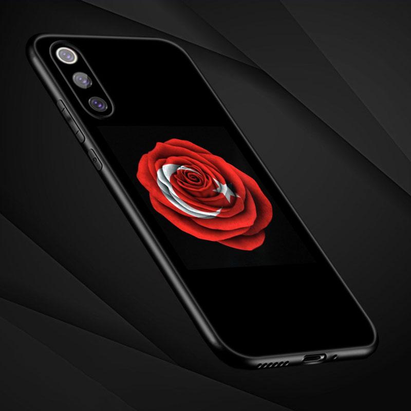 Turkey Turkish Flag Black Phone Case For Samsung Galaxy A01 A03 Core A04 E A02 A05 A10 A20 A21 A30 A50 S A6 A8 Plus A7 2018