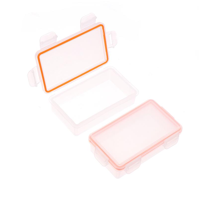 18650 Wasserdichtes Batteriefach 2 Steckplätze Mit Clip Weiß Hartplastik Batterieaufbewahrungshalter Behälter Wasserdichte Boxen