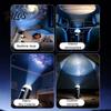 Lampă Nebula pentru Dormitor Lampă Proiector Stele Holografice, Alimentată prin USB, Forma Rachetă, Proiector Planete HD, Cadou Creativ de Ziua de Naștere Lumină de Noapte pentru Băieți cu