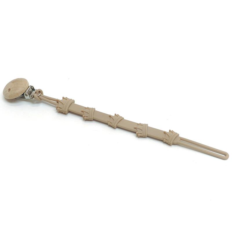 Non-Toxic Pacifier Chain Baby Silicone Pacifier Anti Drop Chain Multi-Functional Baby Silicone Anti Drop Chain Toy Pacifier Clip Teether