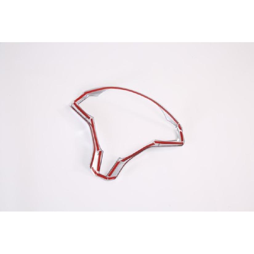 ABS Chrome Steering Wheel Frame Cover Trim For 2017- Tesla Model X 1pcs