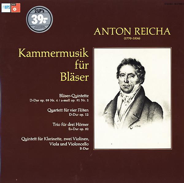 

LP Record DANZI QUINTETT ADRIAAN VAN WOUDENB Anton Reicha Kammermusik Fur Blase 39219860 MPS 1974 Germany Classical Used