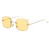 Square Shape Rimless Women Sun Glasses Fashion Uv Protection Man Sunglasses Driving Travelling Woman Sun Glass