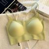 Invisible Seamless Push-Up Camisole Bandeau Bra for Small Busts