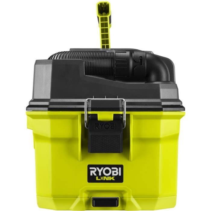 RYOBI - Aspirateur d’atelier 18V ONE+ - 11,8 kPa - collecteur 11 L - Avec accessoires &amp; adaptateur pour outils ONE+ - RV1811