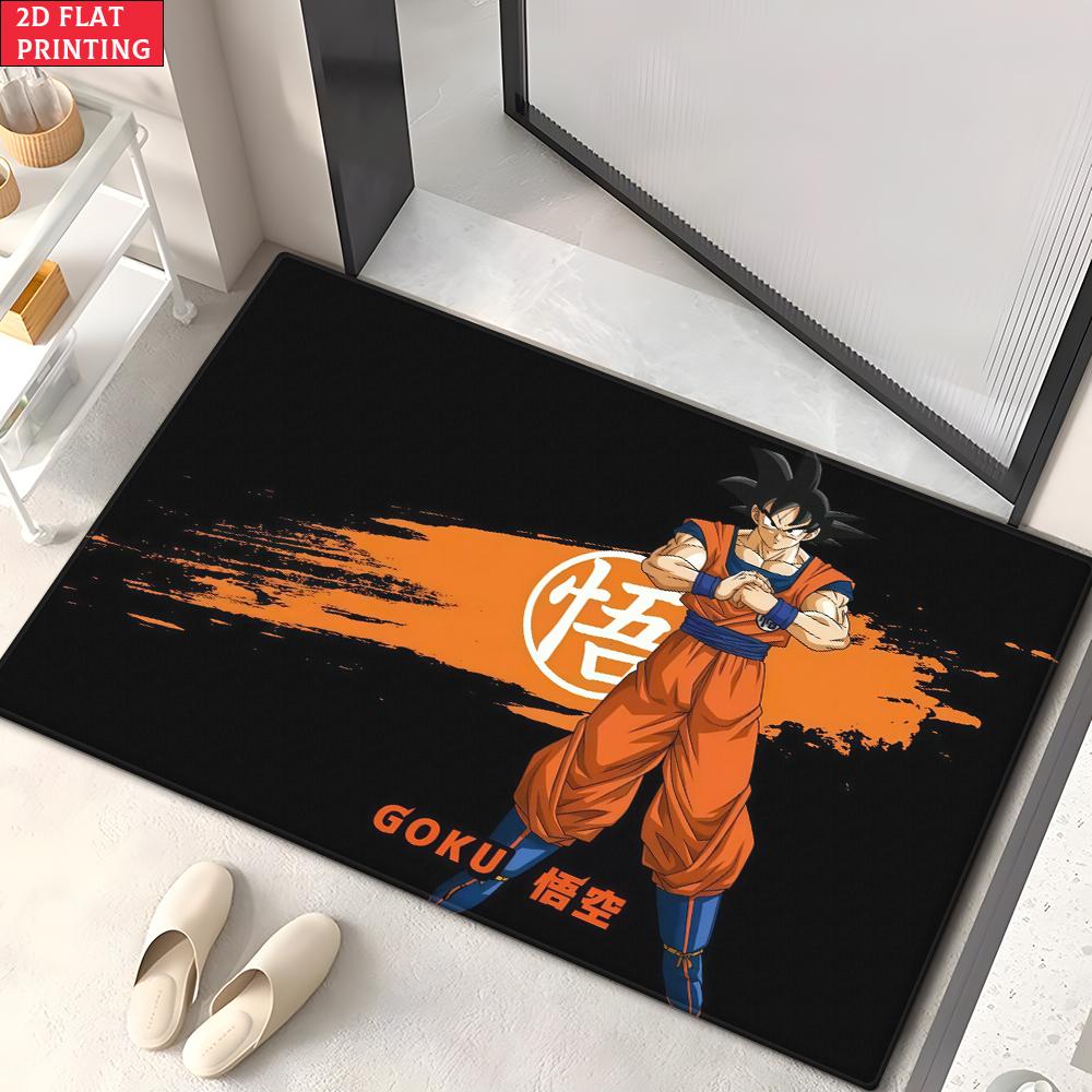 Anime Martial Arts Tournament Doormat,2D Print Absorbent Floor Mat,Entrance Rug for Bathroom Living Room Kitchen Home Decor Gift