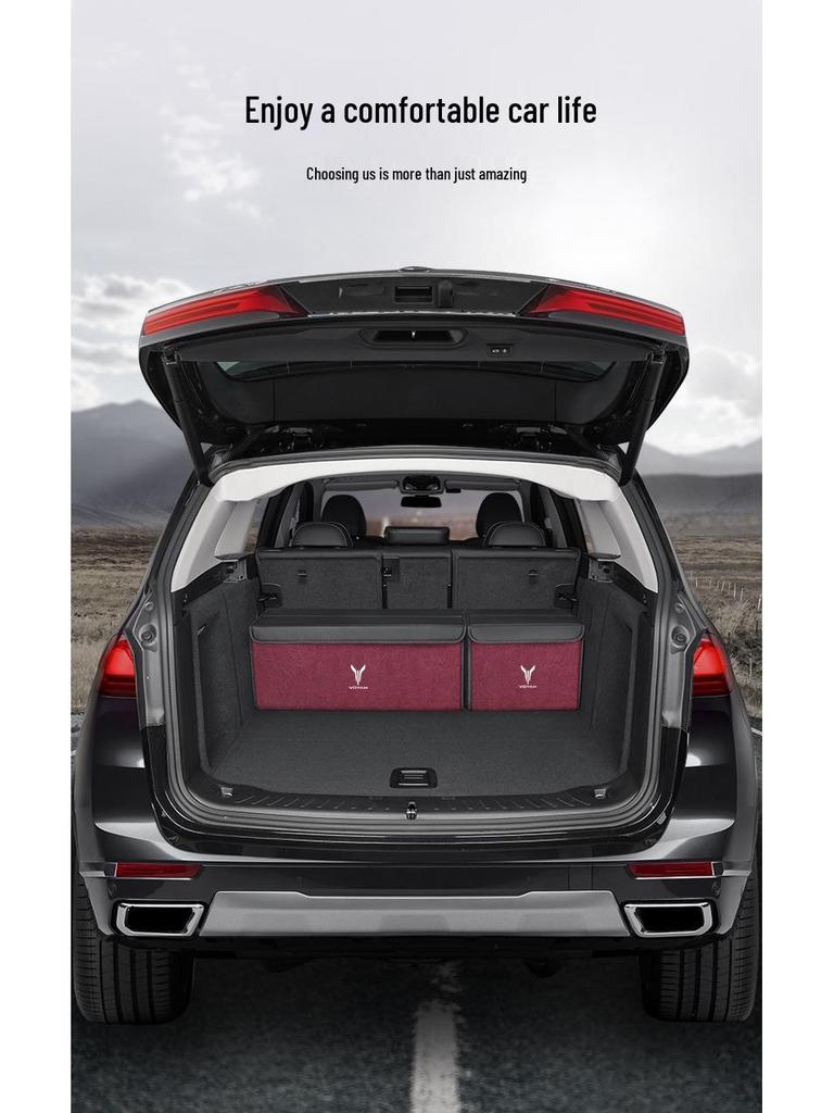 Compatible Trunk Storage Box for Voyah FREE, Dreamer Chaser, Soulmate Car Interior