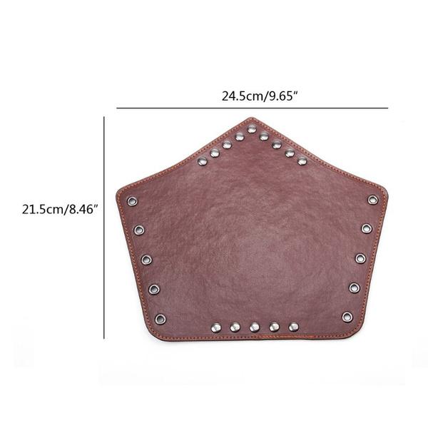 2 Pack Faux Leather Arm Guards Medieval Knight Bracers Leather Gauntlet Wrist XUF