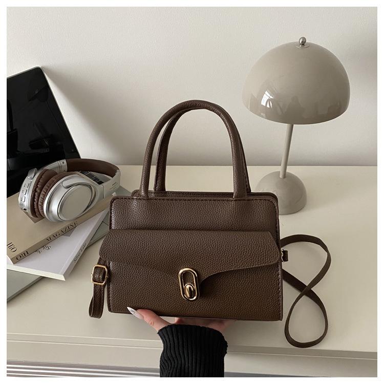 Handheld Small Square Bag, Trendy Shoulder Bag, Fashionable Commuter Cross-body Bag
