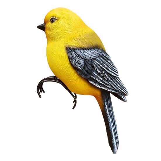 Planter Fuglefigur Resin Hagefuglstatue med Klør Blomsterpottedekor Papegøyestatue for Bonsai Hjemmedekor Gårdskunst