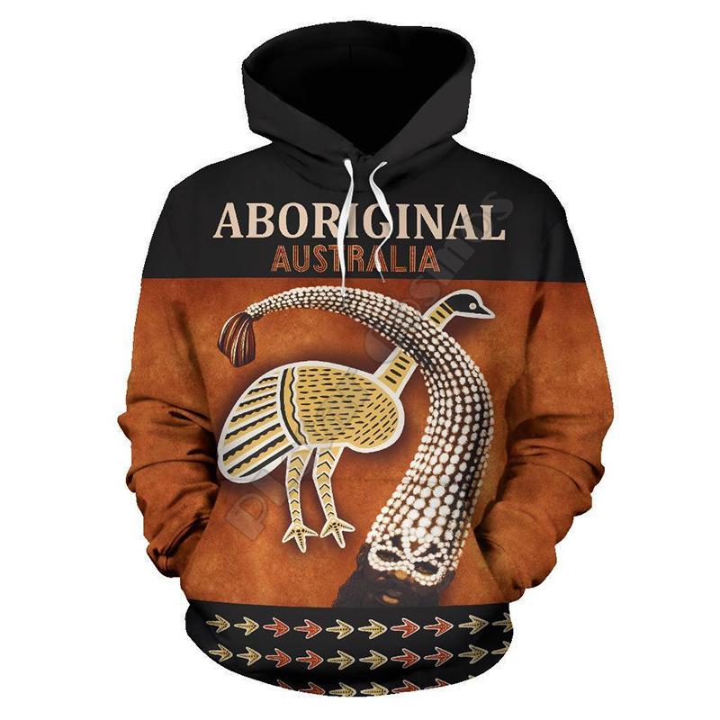 

Autumn Colorful Ethnic Pattern 3D Printed Hoodies Fashionable Casual Sports Long Sleeved Men s Hooded Sweatshirts S