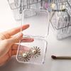 Transparent Wearable Nail Art Storage Box for Small Accessories - Hot-Selling, Partitioned Design