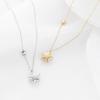 European Fashion Star Stainless Steel Clavicle Necklace - Versatile and Stylish Pendant for Women