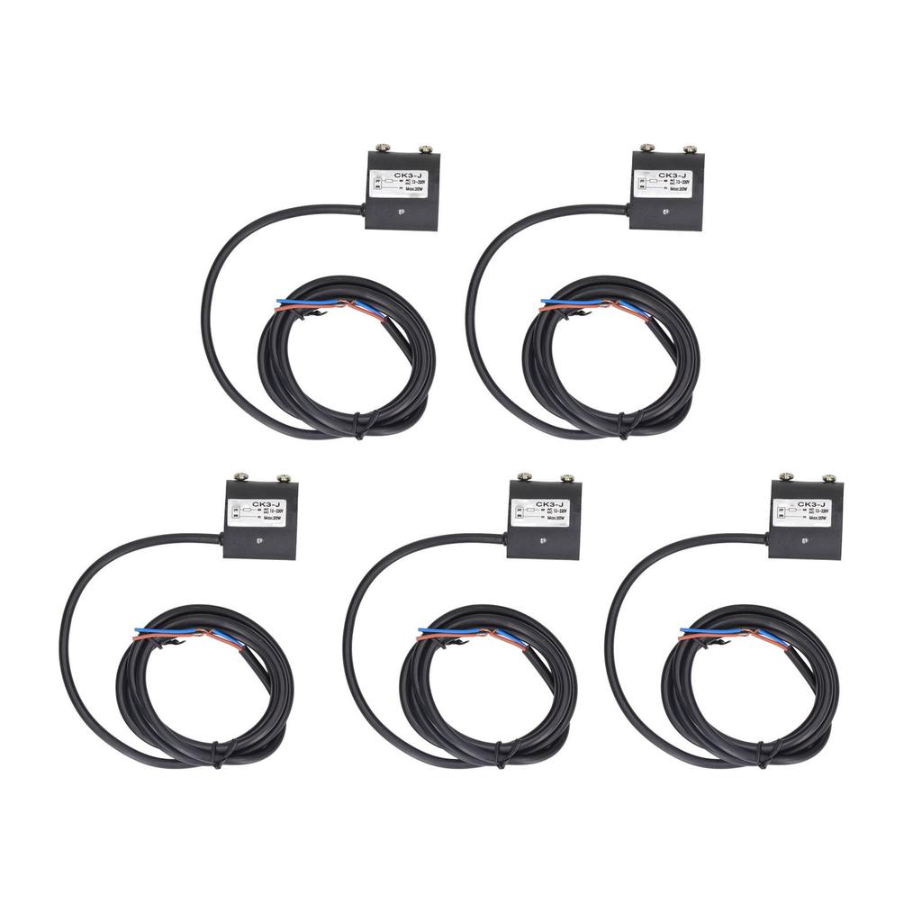 5Pcs 2 Wire Magnetic Switch Normally Open Compact Magnetic Proximity Sensor AC DC12?220V 20W