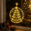 Suction Cup Christmas Window Lights Hanging Window Decorations  Home Party Decorations