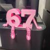 3D-gedruckte 67 Figur mit beweglichen Beinen, beweglichen Gelenken, Six Seven Fidget Toy, Cartoon-Zahl, Desktop-Dekoration, Ornament