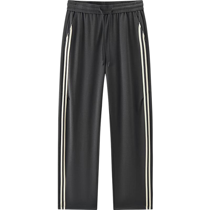 Мужские ретро спортивные свободные брюки на шнурке Semir L