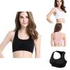 Women Breathable Padded Sports Bra With Hollow Out Design And Pure Color