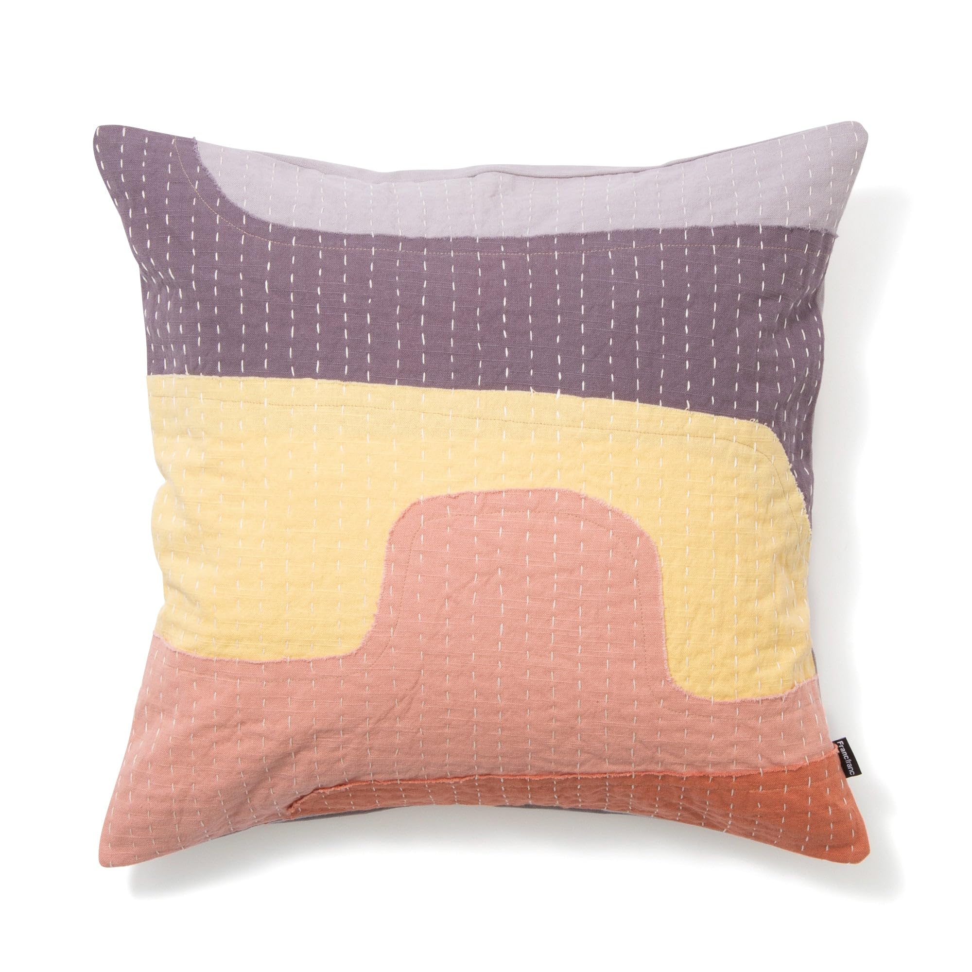 

Francfranc Drawing Appliqué Cushion Cover, 45cm x 45cm, Multi (108) - Perfect for interior decoration, housewarmings, or as a gift.