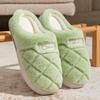 Indoor home thick bottom plush autumn and winter cotton slippers warm plush couple dormitory hotel wool slippers